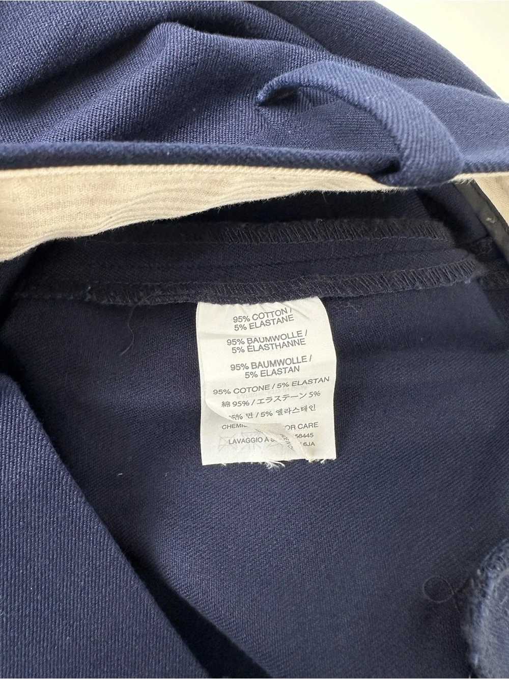 J.Crew Pant Womens Size 6 Navy Blue Stretch Side Zip Ankle Skinny Trousers